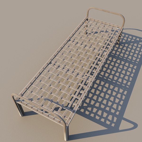 prison cot 3d model - Prison Cot... by FraP