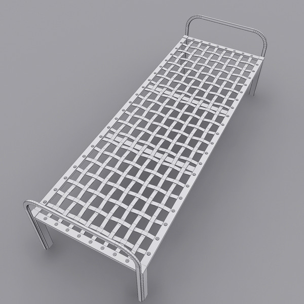 prison cot 3d model - Prison Cot... by FraP