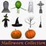halloween jack o 3d model