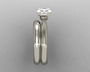 princess cut engagement ring 3d model
