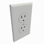 3d model wall outlet