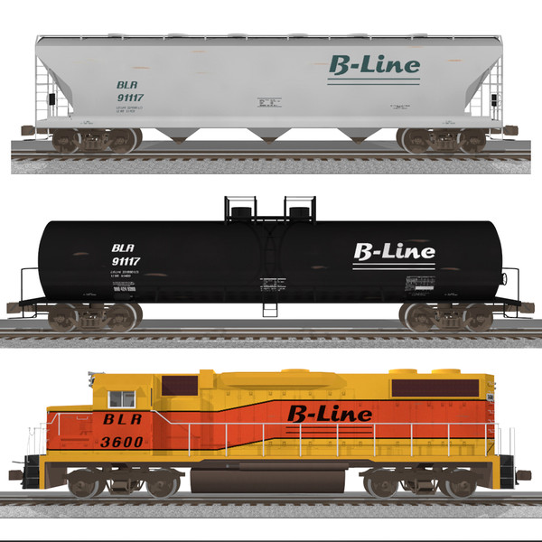 cinema4d mega freight train pack! - Mega Freight Train Pack!  C4D Format... by phantomliving