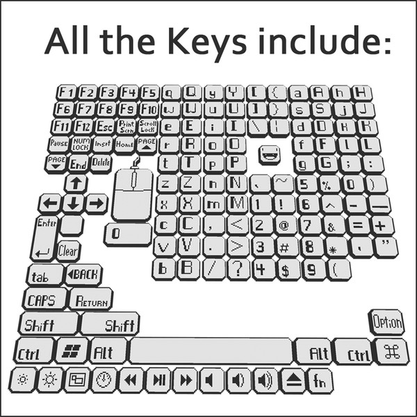3ds max retro keys keyboard - Retro Keys... by Acornbringer