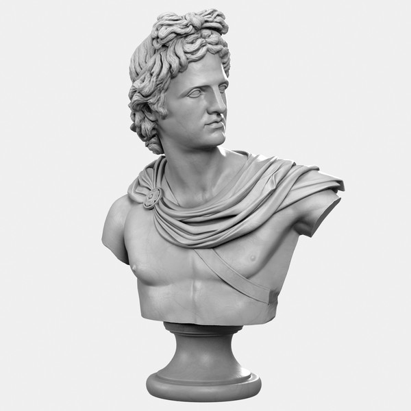3d model classical bust set - Classical Bust Set... by clay master