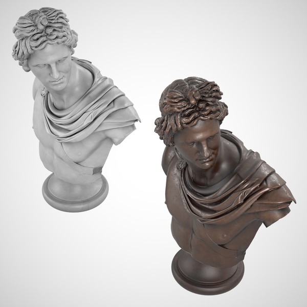 3d model classical bust set - Classical Bust Set... by clay master