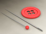 button needle pin 3d max