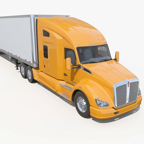 3d t680 semi truck model - Kenworth T680... by Alexart247