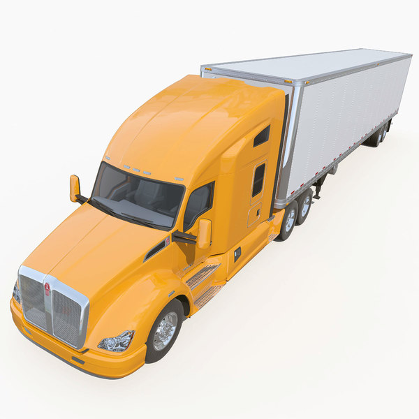 3d t680 semi truck model - Kenworth T680... by Alexart247