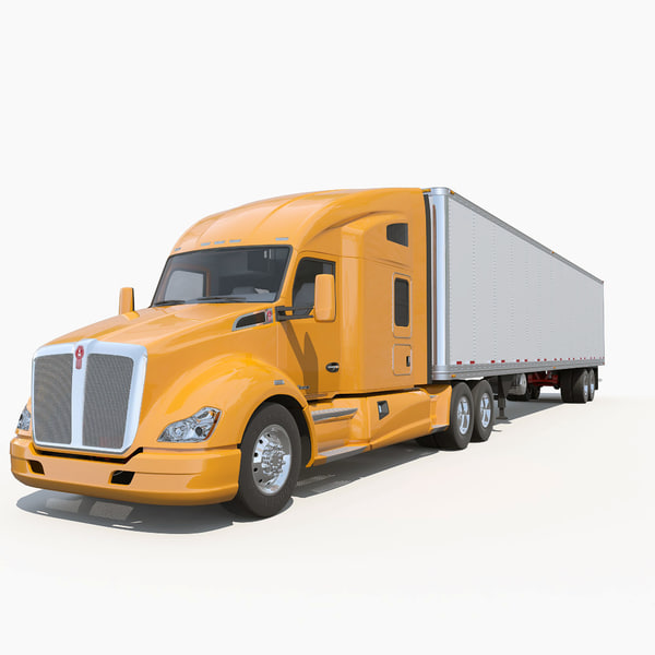 3d t680 semi truck model - Kenworth T680... by Alexart247