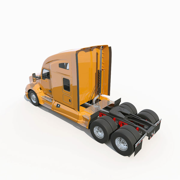 3d t680 semi truck model - Kenworth T680... by Alexart247