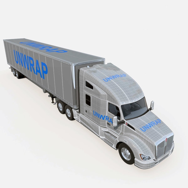 3d t680 semi truck model - Kenworth T680... by Alexart247