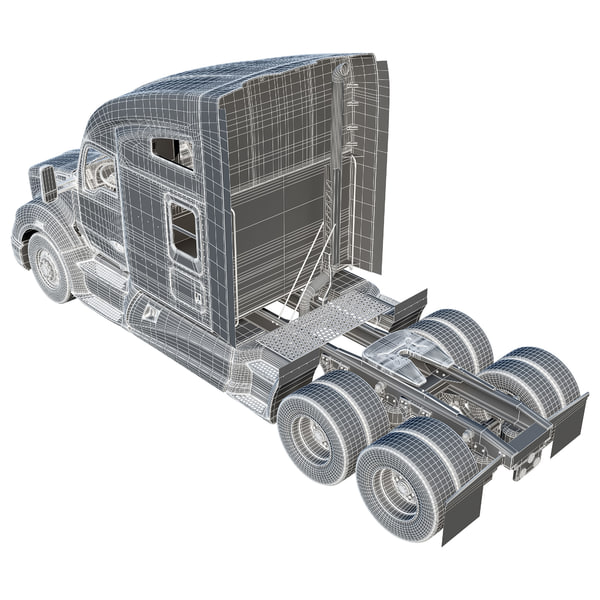 3d t680 semi truck model - Kenworth T680... by Alexart247