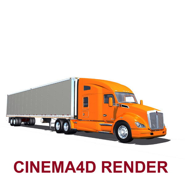 3d t680 semi truck model - Kenworth T680... by Alexart247