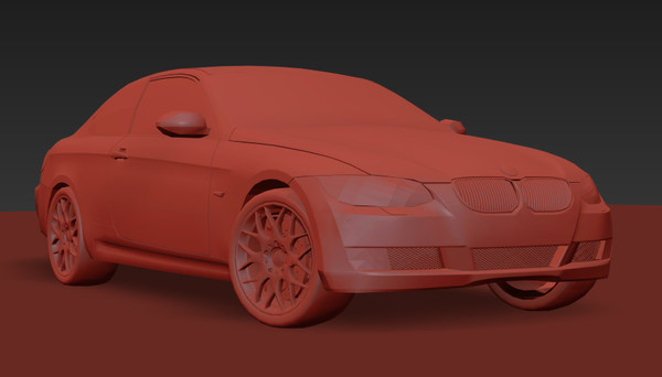 bmw e92 car 3d max - BMW E92 Car... by cvbtruong