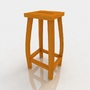 bar stool 3d model