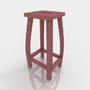 3d bar stool model