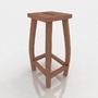bar stool 3d max