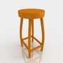 3d max bar stool
