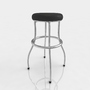 bar stool leather 3d max