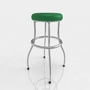 bar stool leather 3d max