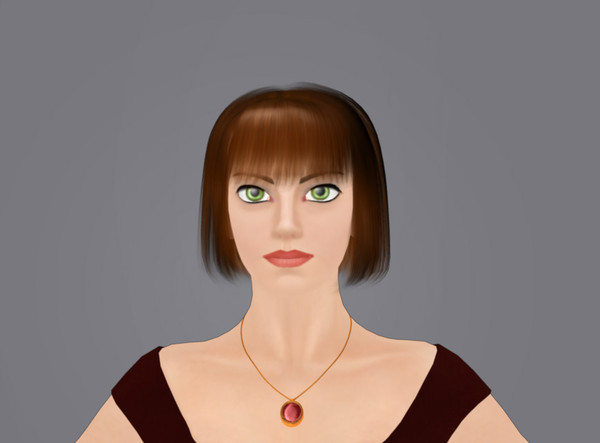 female mia facial morphs 3d model - Mia Female Model with facial morphs mb ma... by fishzombie