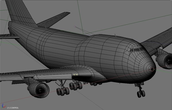 3d boeing 747-400 air france model - BOEING 747-400 AIR FRANCE... by EGPJET3D