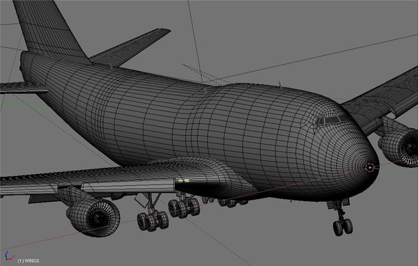 3d boeing 747-400 air france model - BOEING 747-400 AIR FRANCE... by EGPJET3D