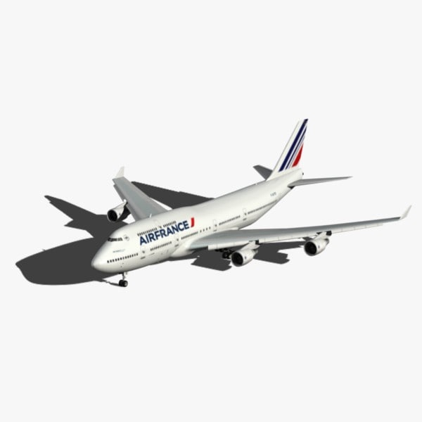 3d boeing 747-400 air france model - BOEING 747-400 AIR FRANCE... by EGPJET3D
