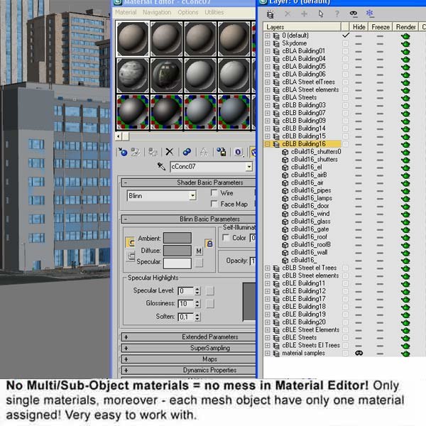 city big cityscape buildings 3d max - City Big Cityscape... by 3D_Multimedia