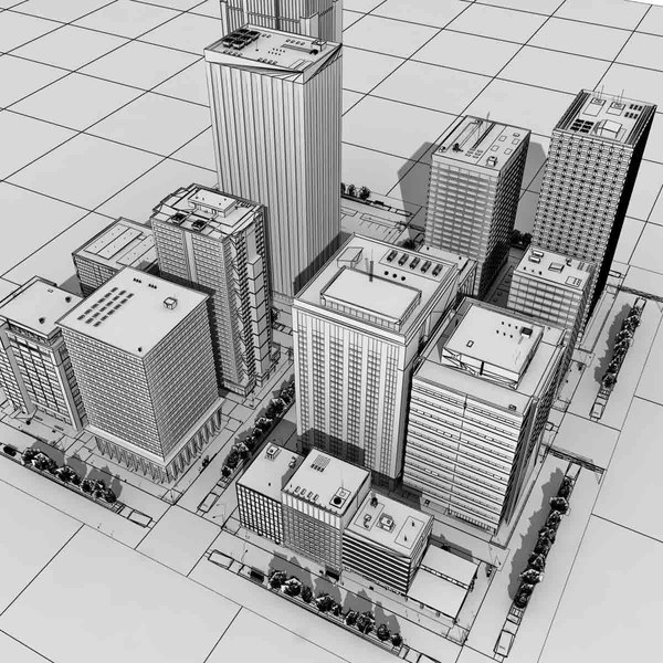 city big cityscape buildings 3d max - City Big Cityscape... by 3D_Multimedia