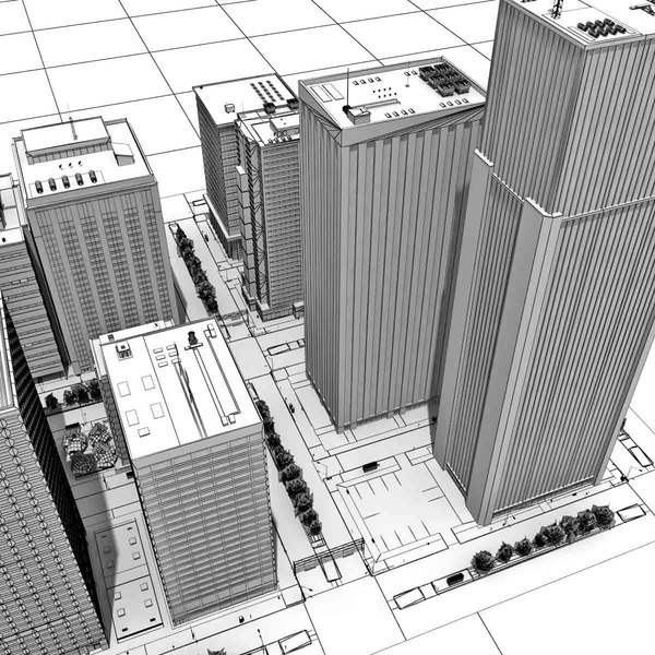 city big cityscape buildings 3d max - City Big Cityscape... by 3D_Multimedia