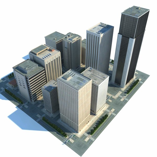 city big cityscape buildings 3d max - City Big Cityscape... by 3D_Multimedia