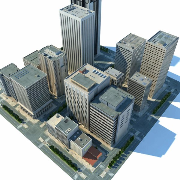 city big cityscape buildings 3d max - City Big Cityscape... by 3D_Multimedia