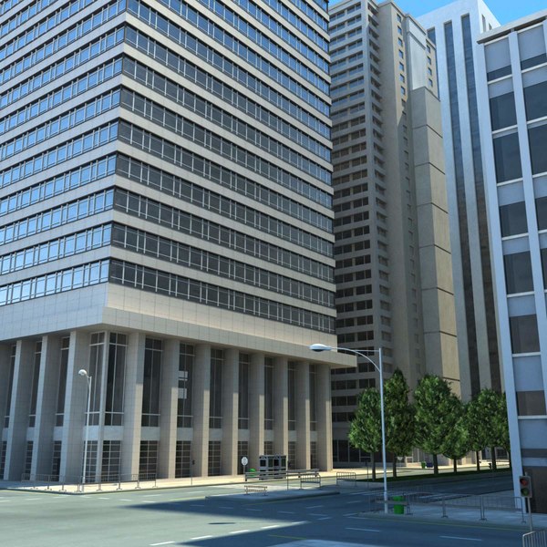 city big cityscape buildings 3d max - City Big Cityscape... by 3D_Multimedia