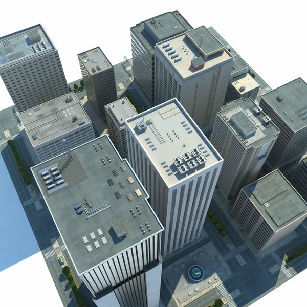 city big cityscape buildings 3d max - City Big Cityscape... by 3D_Multimedia