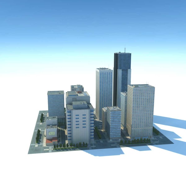 city big cityscape buildings 3d max - City Big Cityscape... by 3D_Multimedia