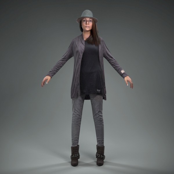 axyz character human x - BWom0008-M4-CS... by axyzdesign