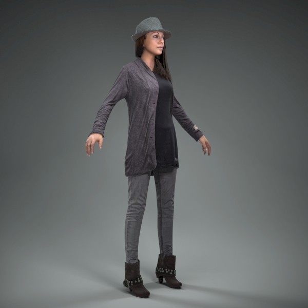 axyz character human x - BWom0008-M4-CS... by axyzdesign