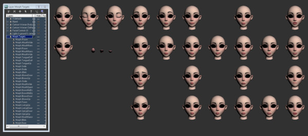 3d model rigged cartoon woman - Cartoon Woman Rigged... by IndieArt