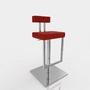 obj bar stool leather