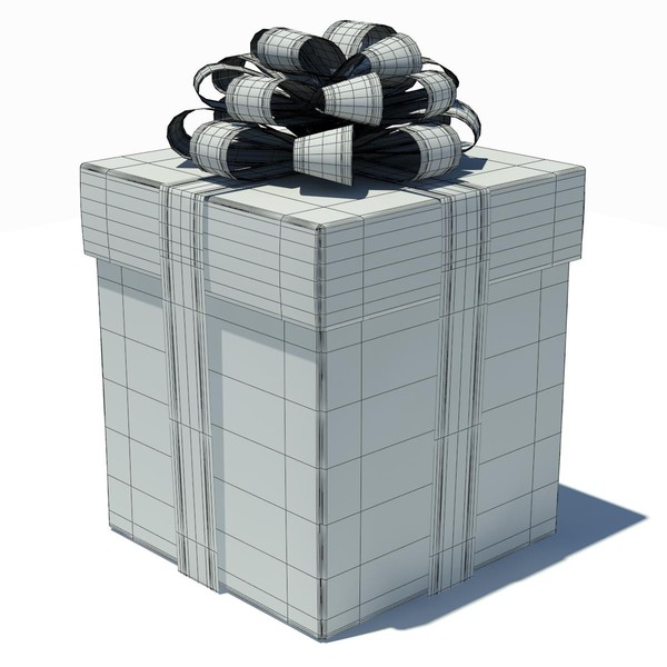 3d model gift box white - Gift Box White... by thePROmax