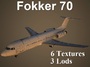 fokker f-70 70 3d model