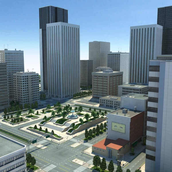city cityscape 3d model - City Cityscape HD... by 3D_Multimedia