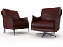 3d flexform boss armchair model
