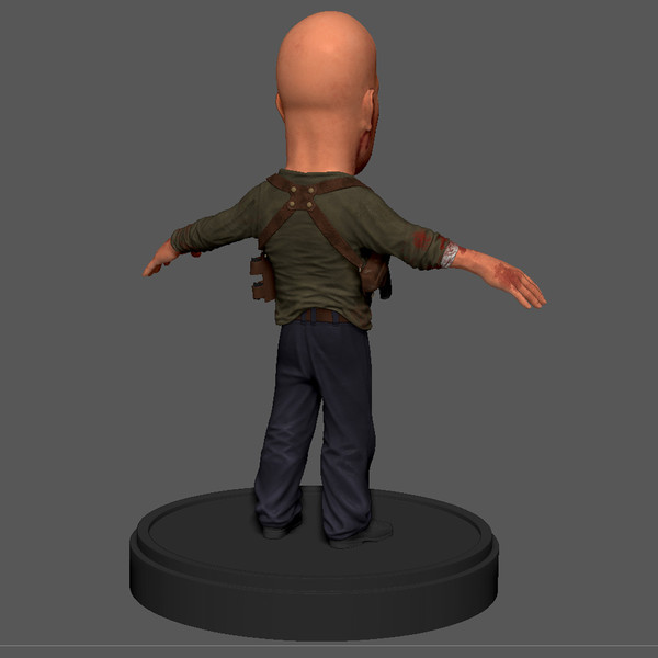 3d model actor bruce willis - Male Bruce Willis Cartoon... by CG ARTStudio