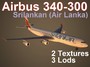 3d model airbus 340-300 alk
