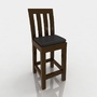 maya bar stool leather