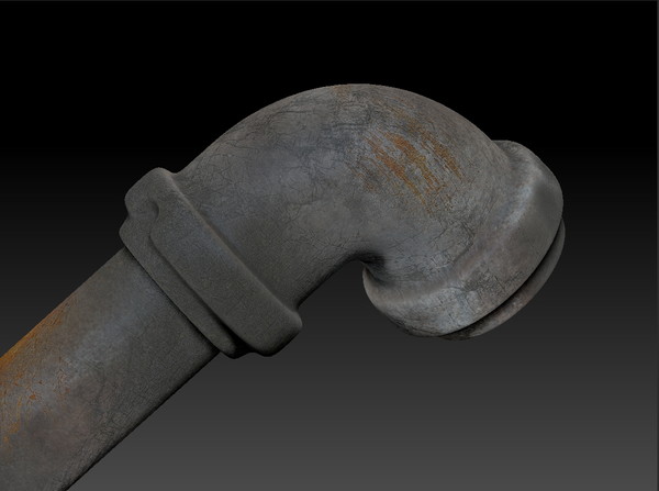 lead pipe mobster 3d model - Mobster Style Lead Pipe... by scyrus