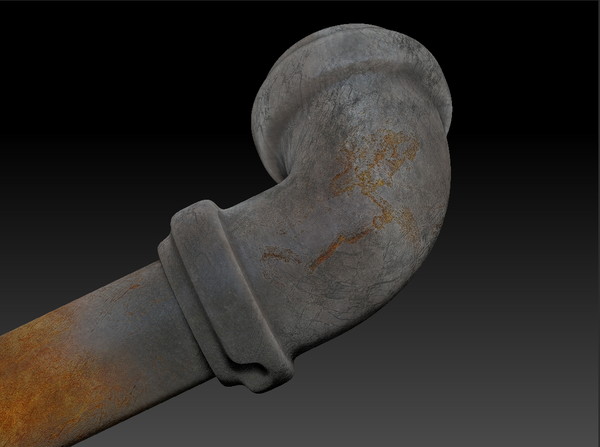 lead pipe mobster 3d model - Mobster Style Lead Pipe... by scyrus