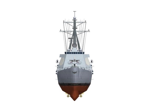3d model arleigh burke class destroyer - Arleigh Burke Class Destroyer... by FangioDesign